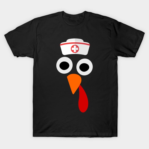 Nurse Thanksgiving - Funny Thanksgiving Nurse Costume T-Shirt by mrsmitful